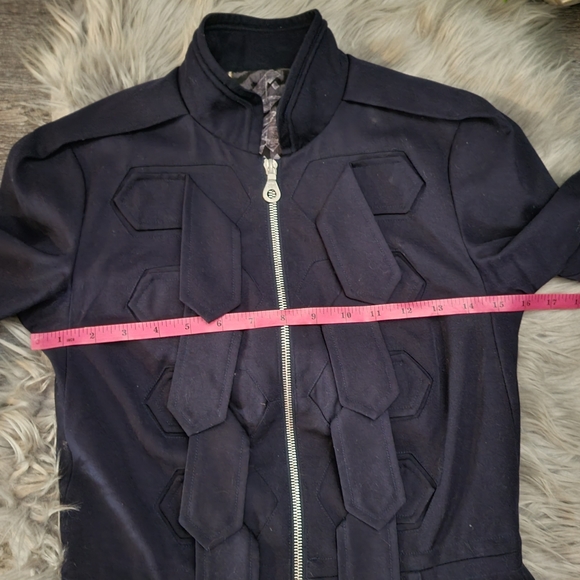 Gwen Stefani L.A.M.B 100% wool military style blazer jacket size 4 - Picture 3 of 10